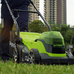 24V+24V Lawn Mower 36cm + Grass Trimmer 25cm Set