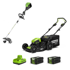 80V Lawn Mower SP 46cm + String Trimmer 36cm Set
