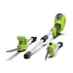 40V Pole Saw & Telescopic Hedge Trimmer
